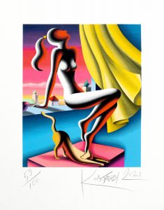 kostabi_breezy_45 x 35_serigrafia_KOS0005