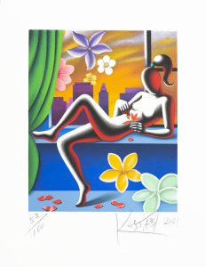 kostabi_enigma-of-love_45-x-35_serigrafia