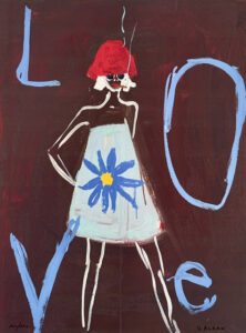 LOVE - FOGLIO: 80 x 60 CM | TECNICA: Serigrafia | TIRATURA: 100 | CODICE: ALR0030